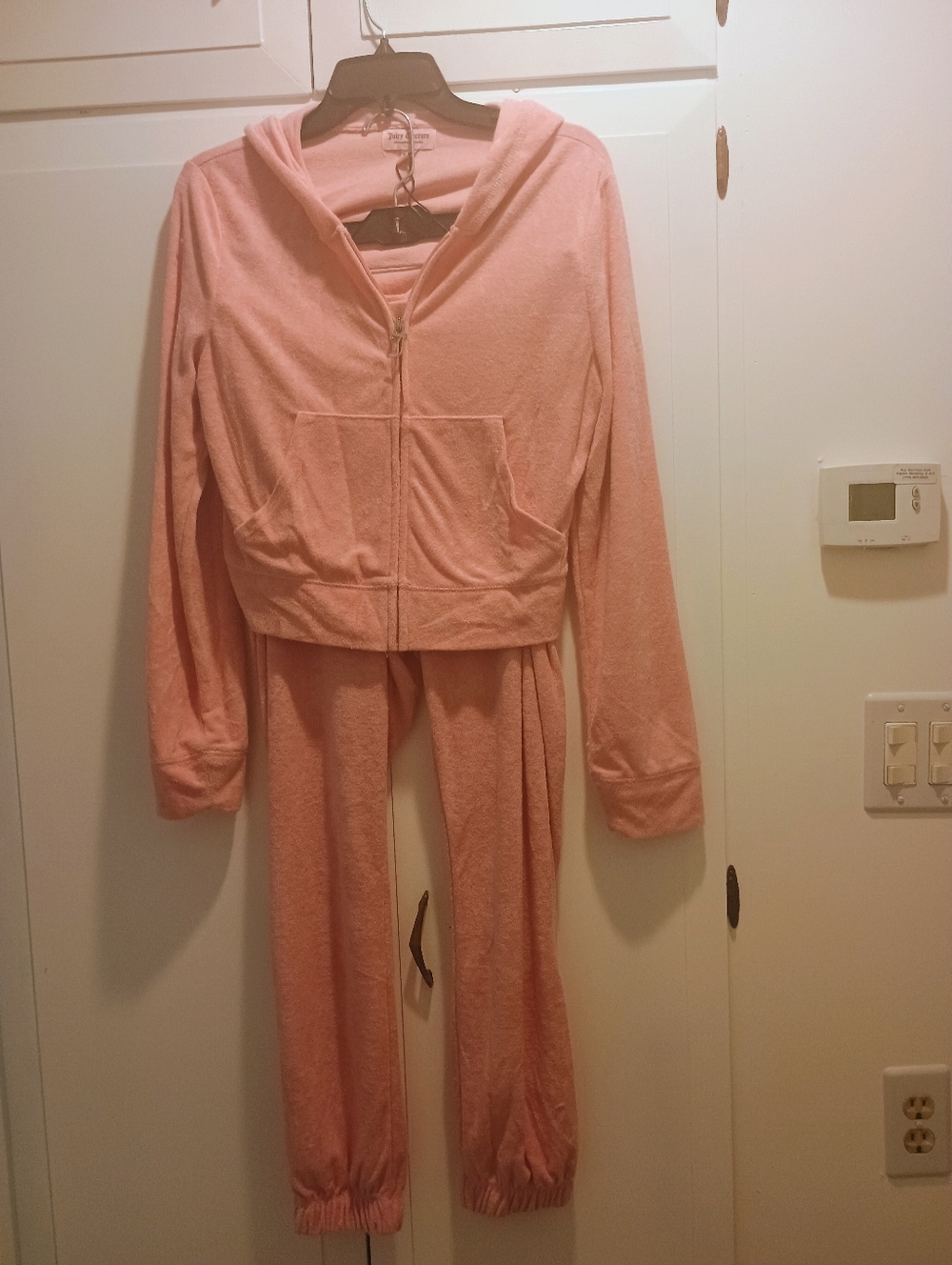 Juicy Couture Terry Towel Track Set - Large - Pink Y2K - Picture 4 of 6